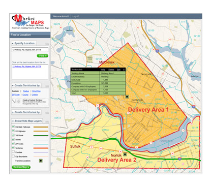 custom interactive map example